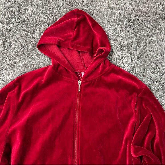 R Maternity Red Zip Up Sweatshirt Size XL - Picture 2 of 8